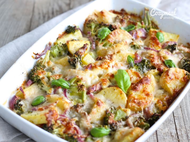 vegetable bread pudding