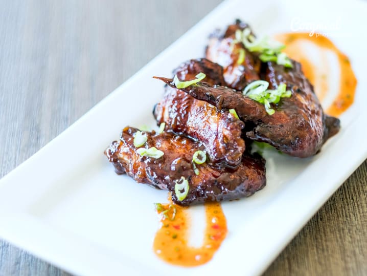 wine glazed chicken wings