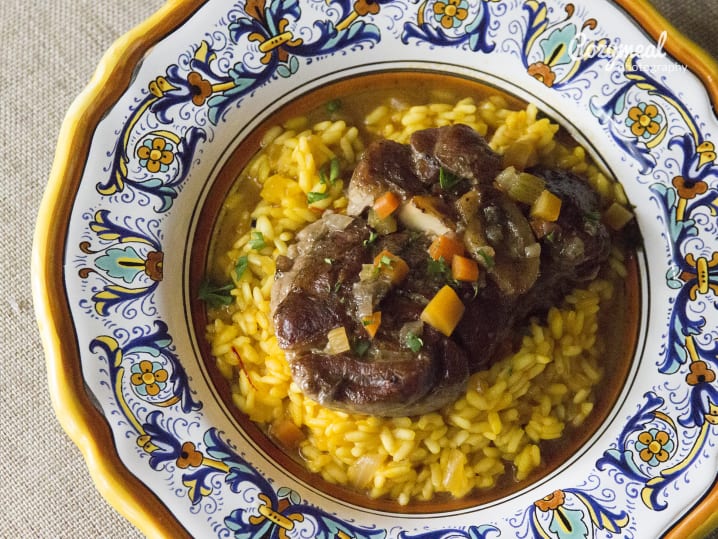 Osso Buco Milanese con Risotto allo Zafferano 