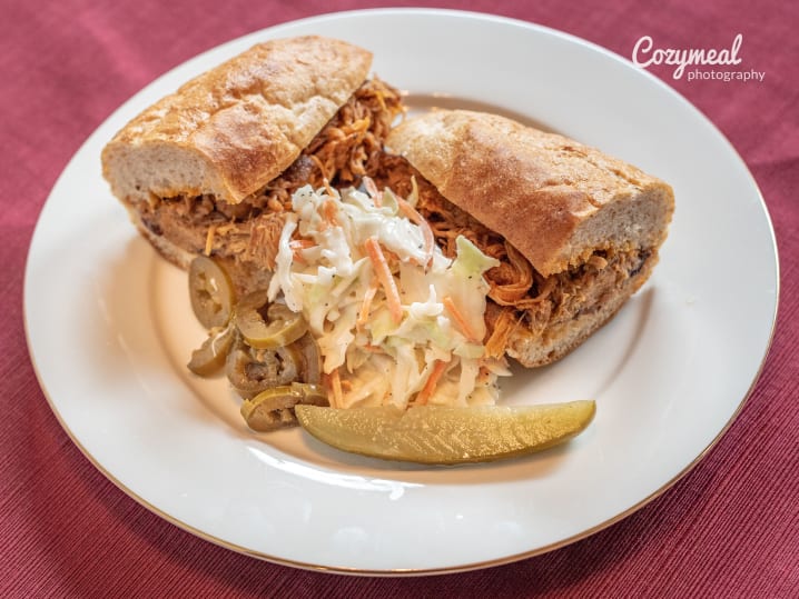 pulled pork sandwich