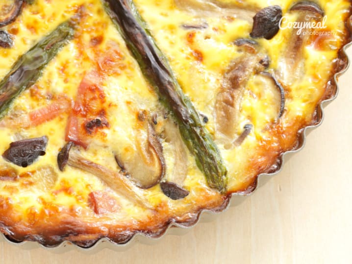 quiche almond crust