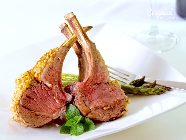 rack of lamb with an herb crust