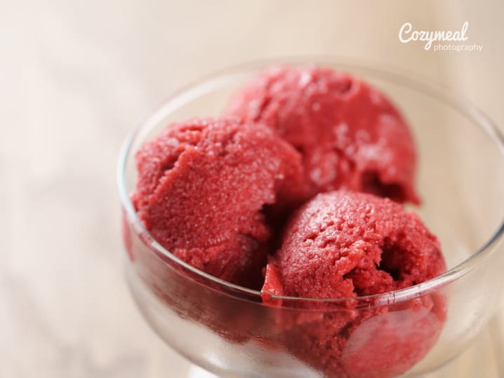 raspberry sorbet