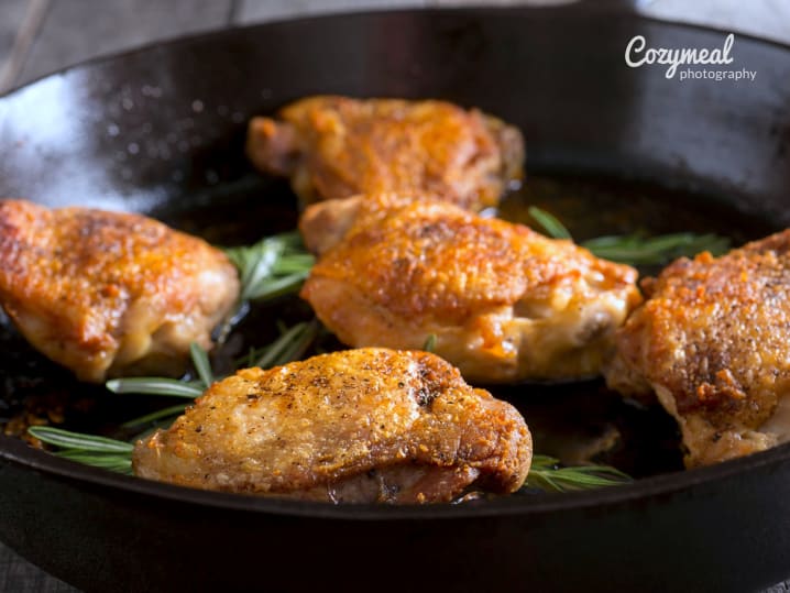 roasted chicken thighs