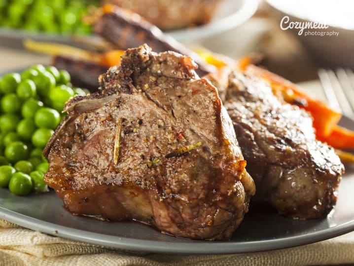 rosemary encrusted lamb chop
