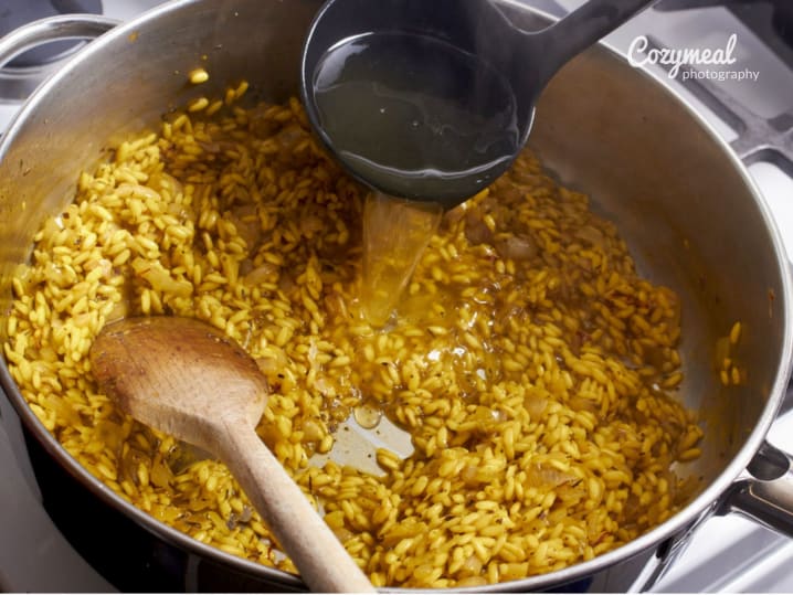 saffron risotto