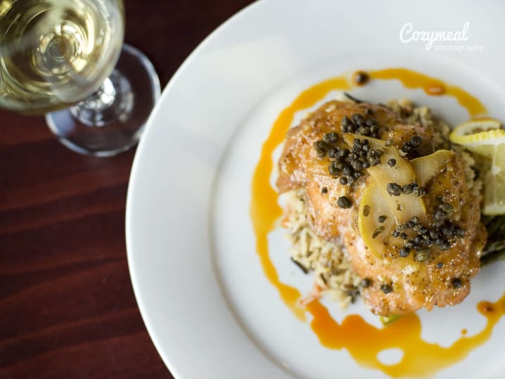 salmon entree
