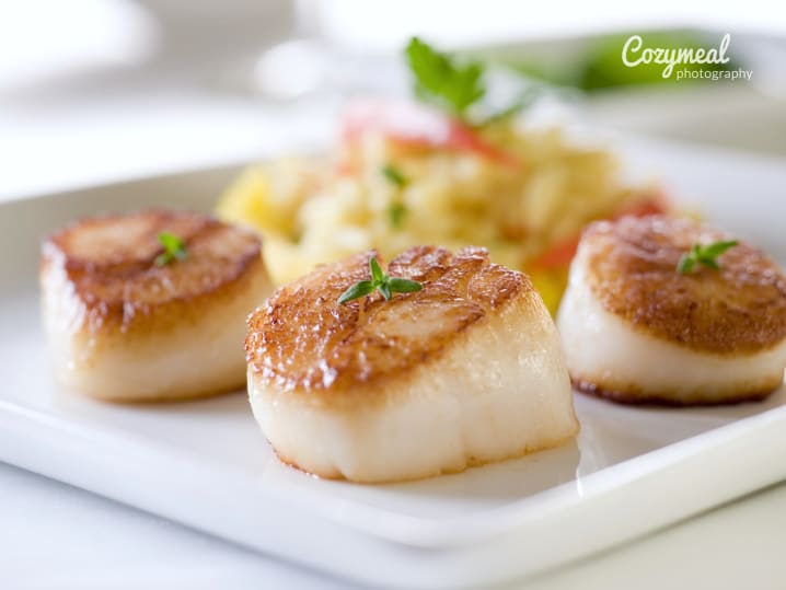 scallops with parsnip puree