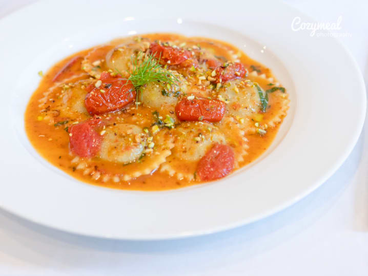 seafood ravioli