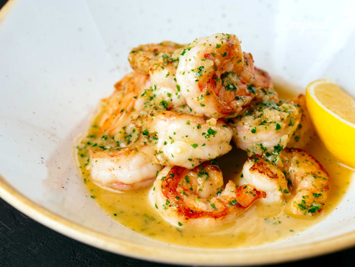 seafood scampi with herbs