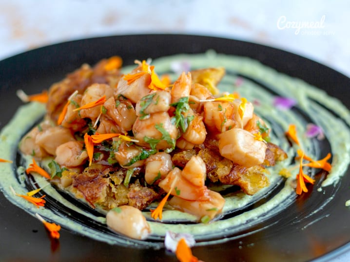 seafood tostada