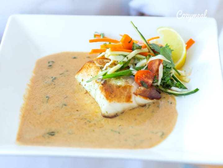 seared cod