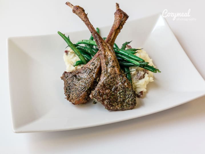 seared lamb chops