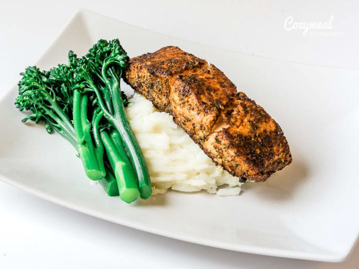 seared salmon