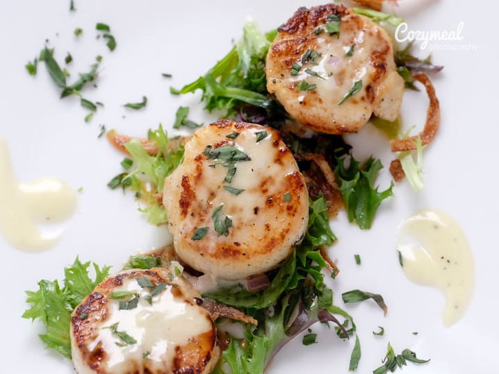 seared scallops