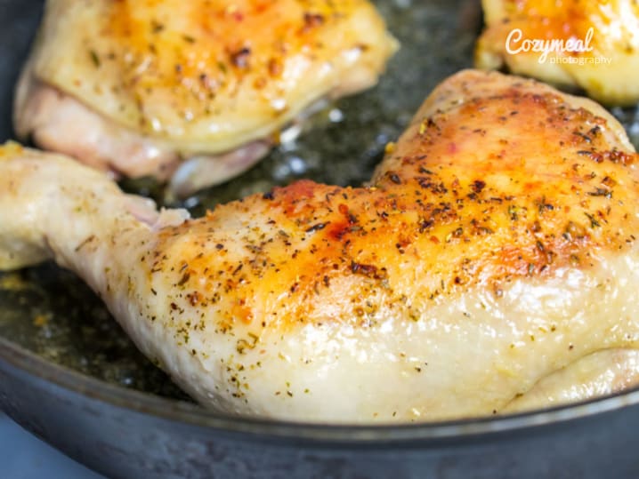 searing chicken