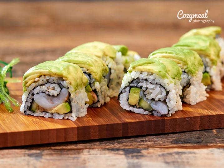 shrimp and avocado roll