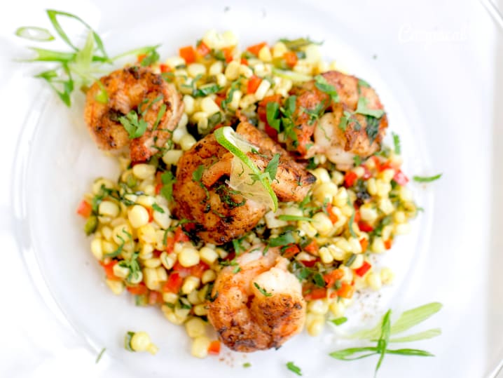 shrimp and corn salsa