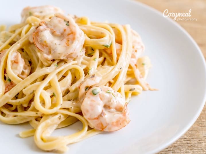 shrimp fettuccine alfredo