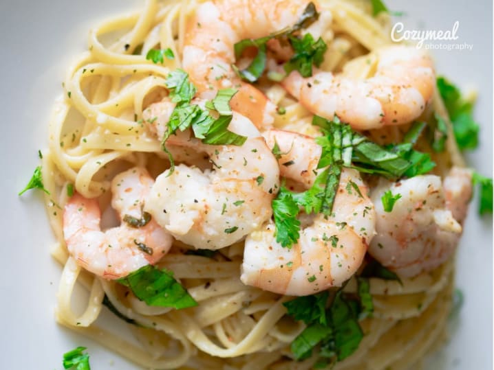 shrimp linguine