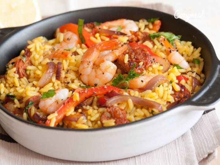 shrimp paella