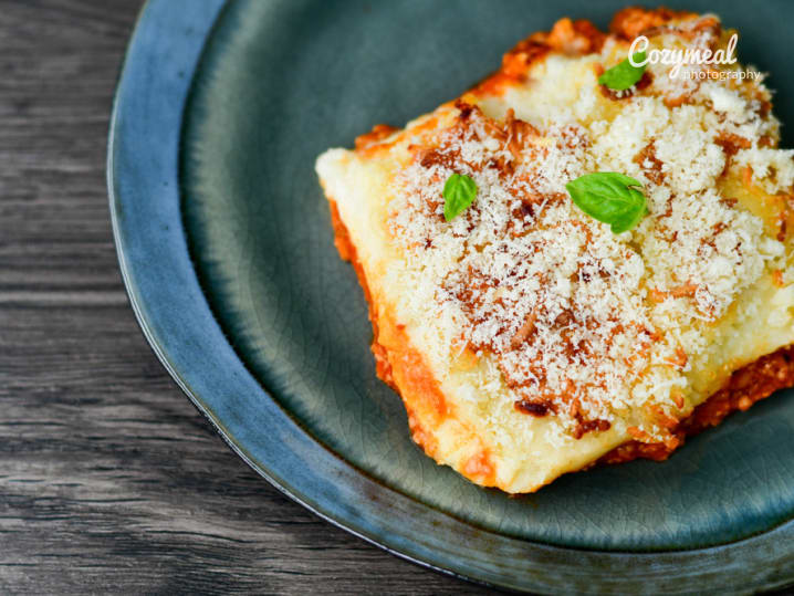 vegan lasagna bolognese