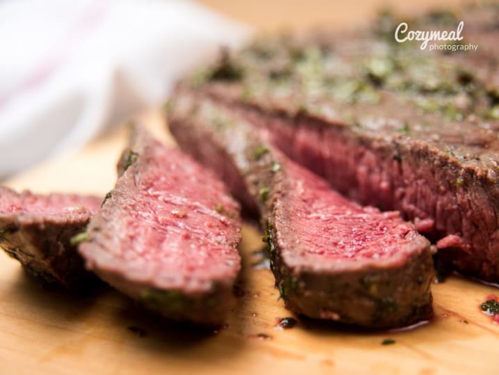 Herb Butter Basted Strip Steak