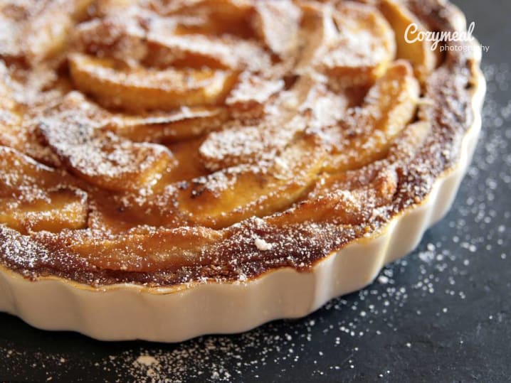 French Apple Almond Tart