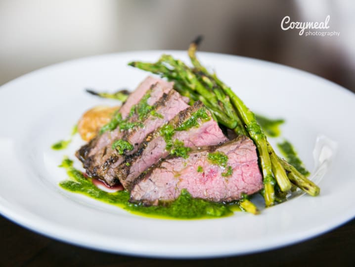 skirt steak with chimichurri