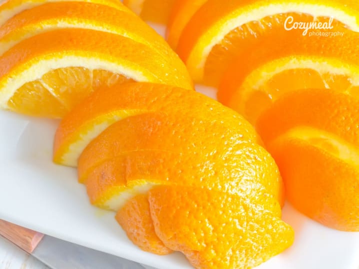 slices of oranges