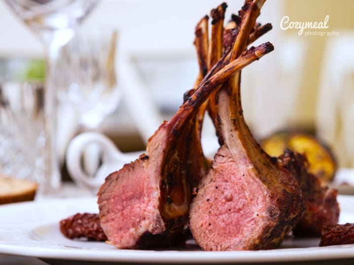 spiced lamb chops or rack of lamb