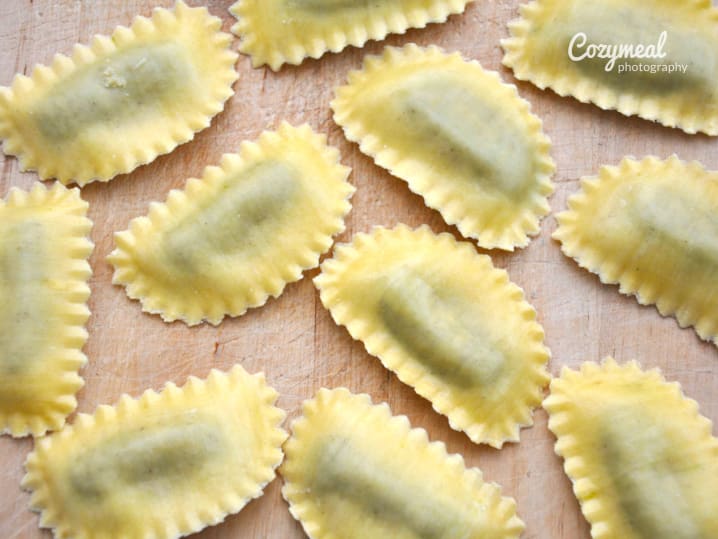 spinach ravioli