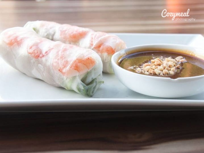 spring rolls peanut