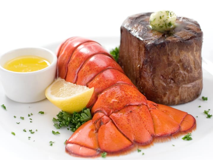 steak and lobster