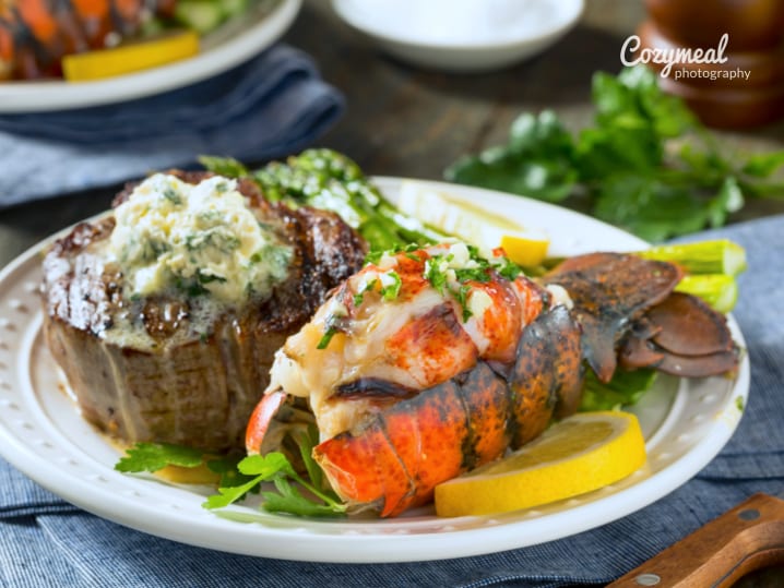 steak and lobster tail surf and turf