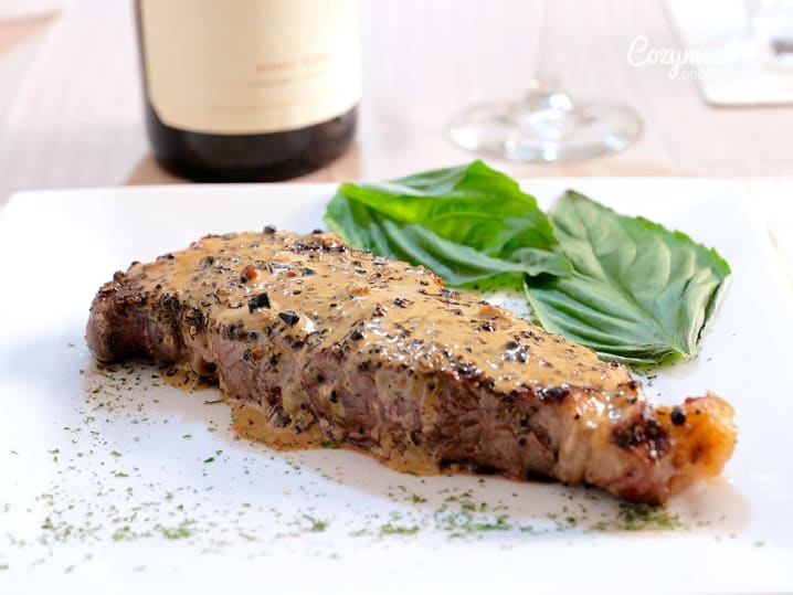 steak diane or steak au poivre