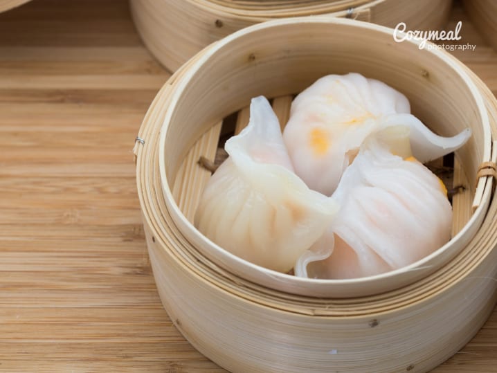 steamed shrimp dumplings