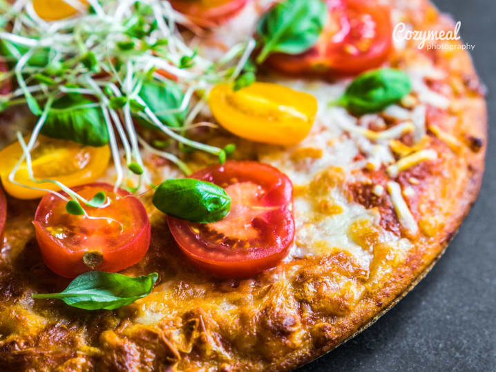 summer garden pizza