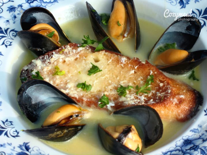 Mussel soup