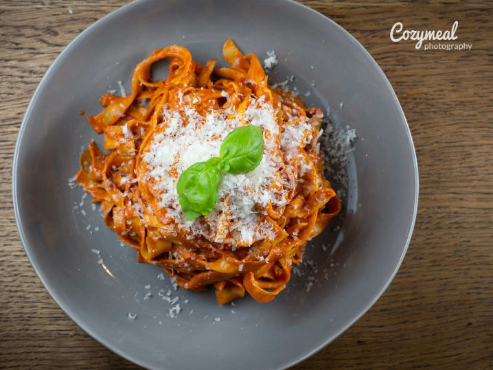 tagliatelle all'Amatriciana