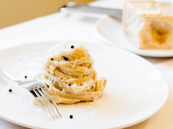 tagliatelle cacio e pepe