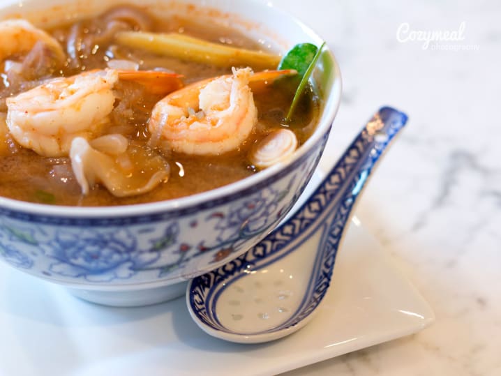 tom yum soup with shrimp