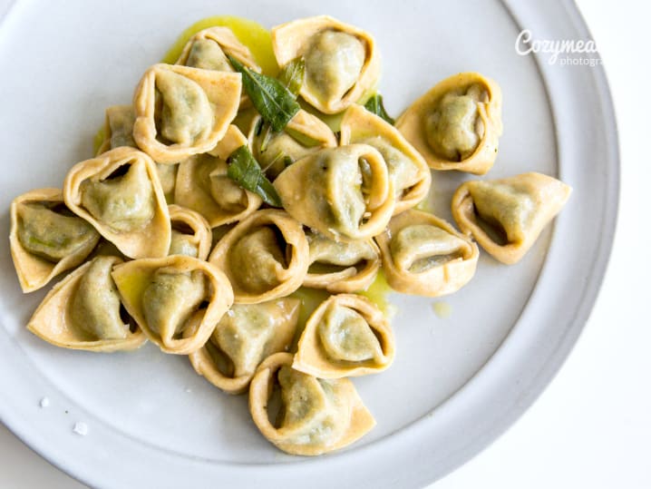 tortellini with brown butter sage sauce