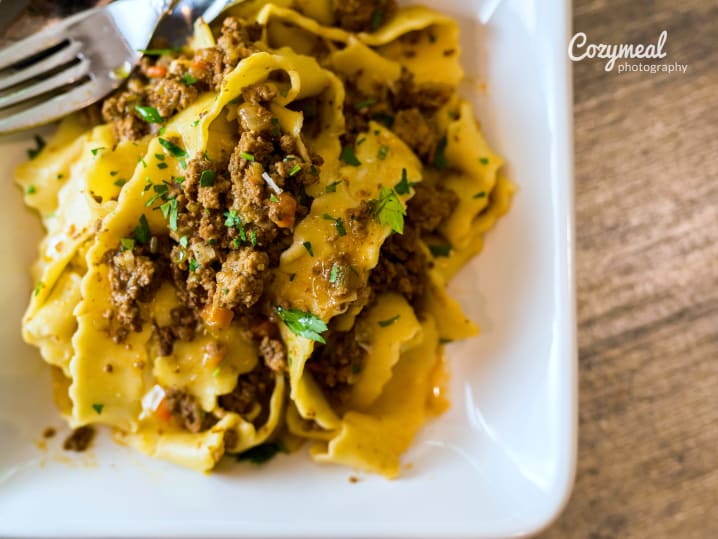 vegan Pappardelle pasta