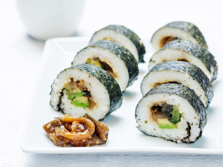 vegan dragon roll