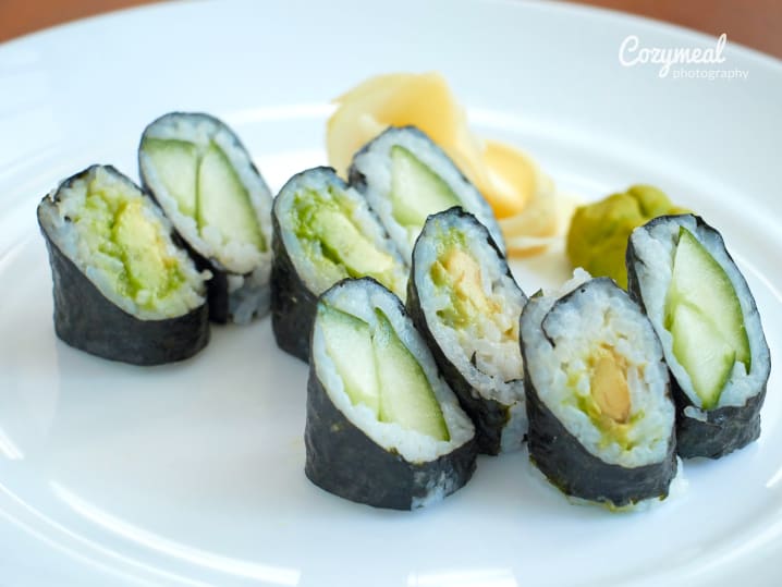 vegan sushi