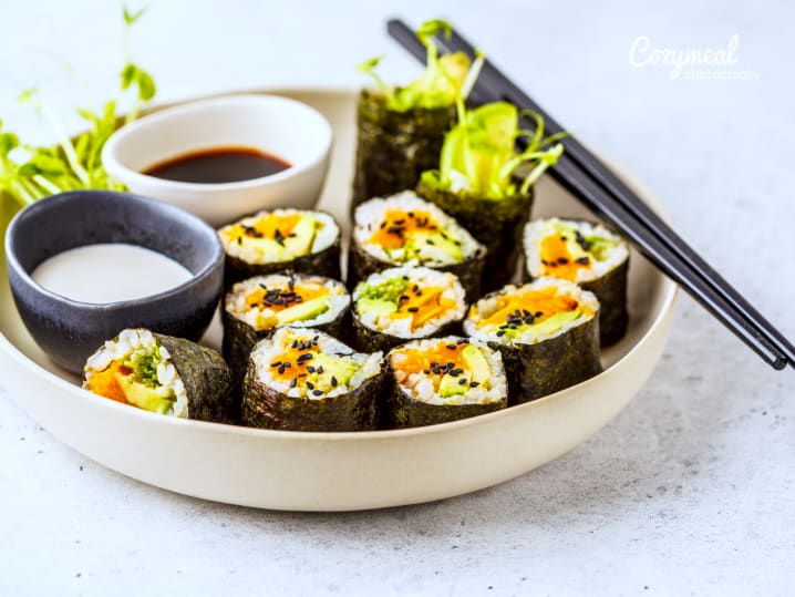 vegan sushi rolls