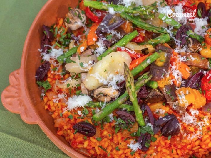 vegetable paella
