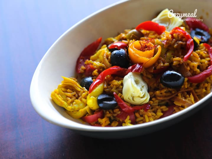 vegetable paella