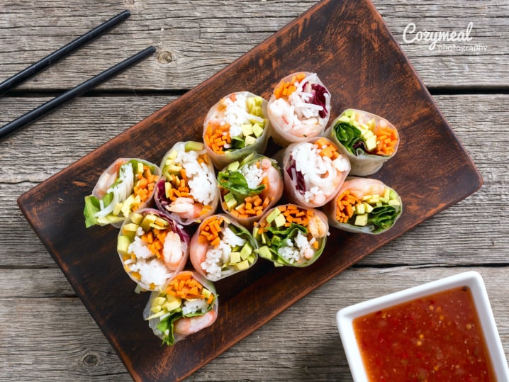 vegetable spring rolls